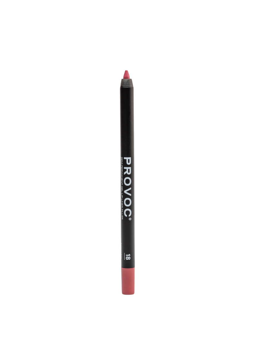Provoc Гелевая подводка в карандаше для губ Gel Lip Liner 18 Irresistible натурально-розовый