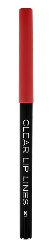 Parisa Карандаш для макияжа губ CLEAR LIP LINES автоматический (201 коричневый), 1,2 гр.