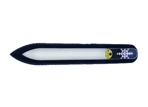 Bohemia пилка с прозрачной ручкой и крист. Ромашки. 135 мм (3040)