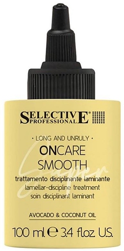 Selective ONCARE SMOOTH Супердисциплинирующий флюид для ламинирования волос, 100 мл