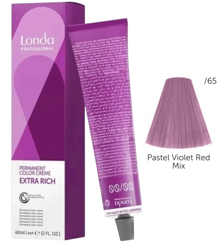 LONDACOLOR /65 пастельный фиолетово-красный микстон