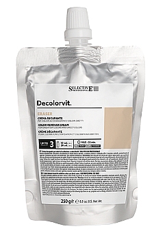 Selective DECOLOR VIT Eraser - Крем декапирующий для снятия окисляющих красителей и красок прямого действия 250 гр.