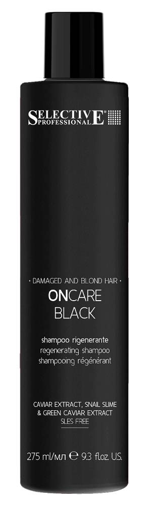 SELECTIVE ONCARE BLACK Шампунь для светлых и поврежденных волос 275 мл