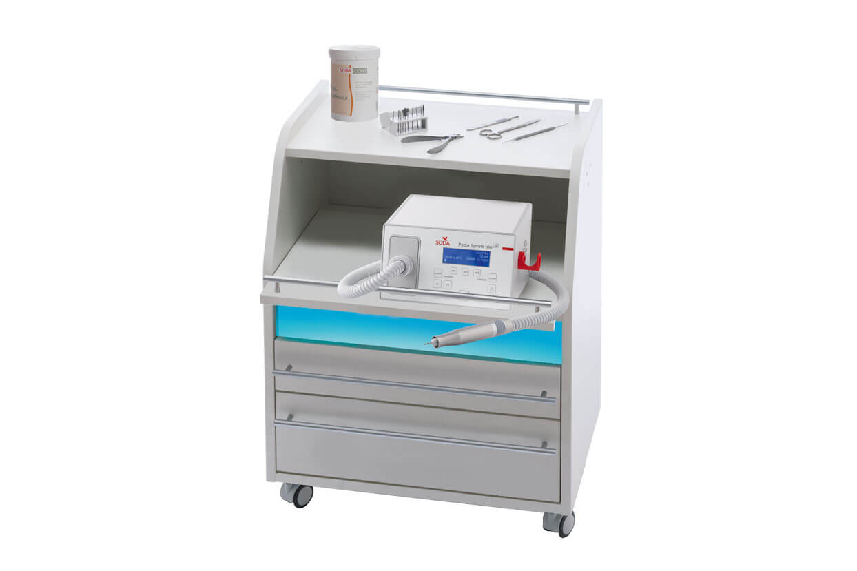 Педикюрный шкаф SECRETARIO  с  УФ боксом