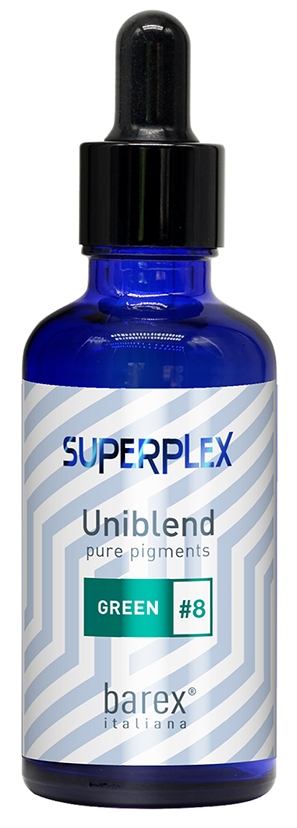 BAREX SUPERPLEX UNIBLEND Green #8 Концентрированный пигмент для прямого окрашивания 50 мл