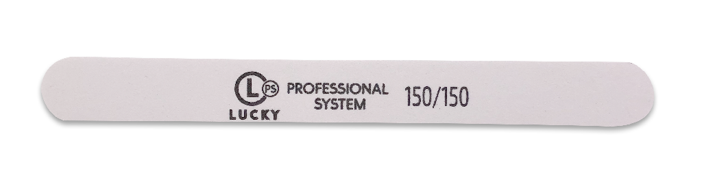 Lucky Пилка для маникюра 150/150 прямая узкая