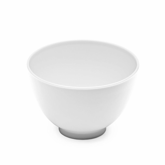 Мисочка косметологическая пластиковая (мягкая) для масок (диаметр 10,5 см, высота 7 см) белая