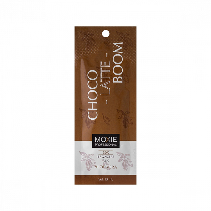 MOXIE CHOCO-LATTE-BOOM Лосьон для загара с 30-ти кратным бронзатором 15 мл