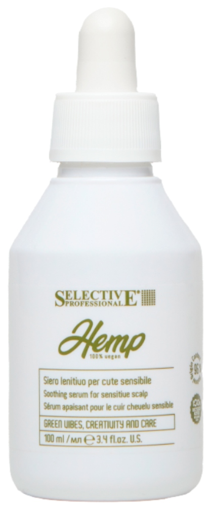 SELECTIVE HEMP Успокаивающая сыворотка для чувствительной кожи головы 100 мл