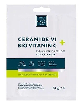 Beauty Style Лифтинг-маска альгинатная "Сeramide Vi + BIO Vitamin C" 30 г.