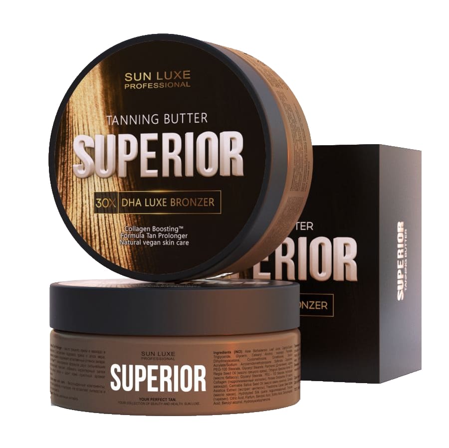 SUN LUXE Твёрдое масло-автозагар "Superior 30x" 150 мл