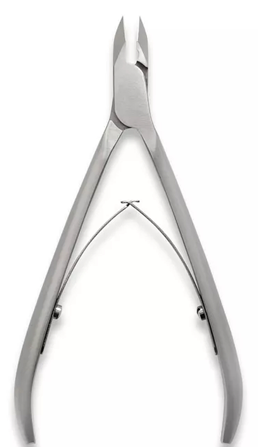 YOKO Маникюрные кусачки для кутикулы двойная пружина, 7 мм, 10,3 см, низкая пятка