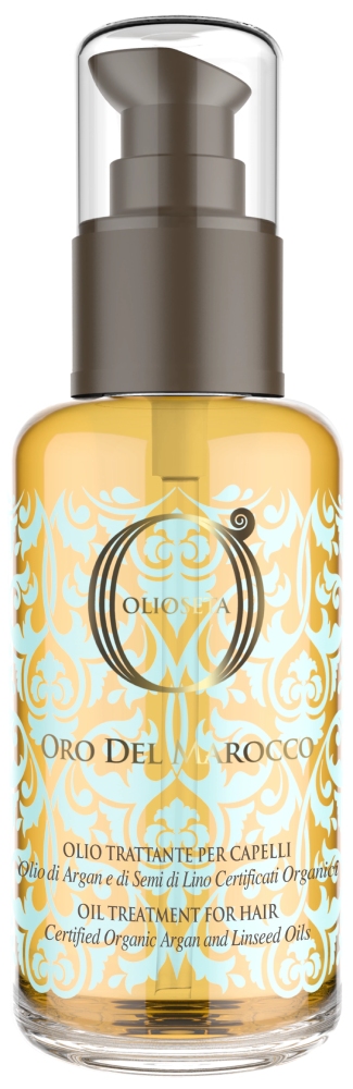 BAREX OLIOSETA Золото Марокко Масло-уход с маслом арганы и маслом семян льна, 100 мл. 