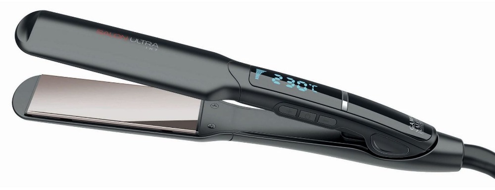 GA.MA Щипцы-выпрямители ULTRA WIDE 40х100 мм., плавающие пластины, хром-титан.покрытие, до 230°C