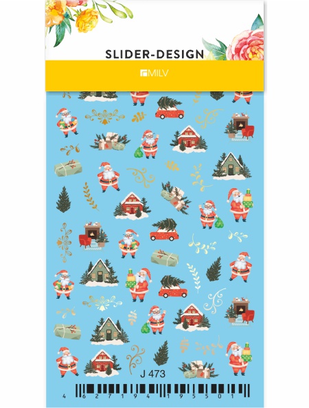 MILV Слайдер-дизайн J473 Новый Год