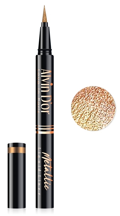 Alvin D'or Лайнер стойкий для век металлик Metallic (тон 03 бронзовый)