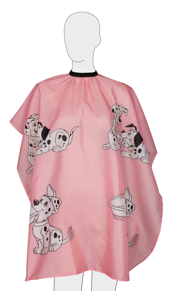 Dewal Пеньюар "Собачки" детский розовый на крючках 95х120см