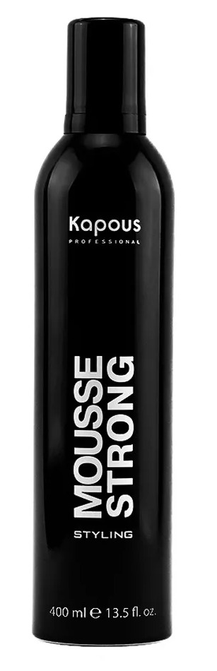 KAPOUS Styling Мусс сильной фиксации Mousse Strong, 400 мл.