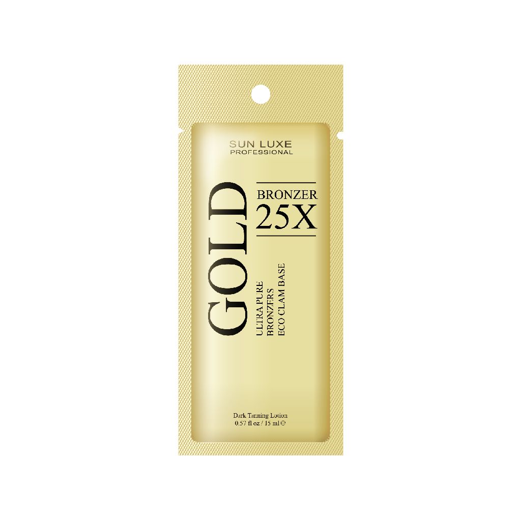SUN LUXE Крем-ускоритель загара "Gold Bronzer 25x" активизирует выработку собств. меланина, 15 мл.