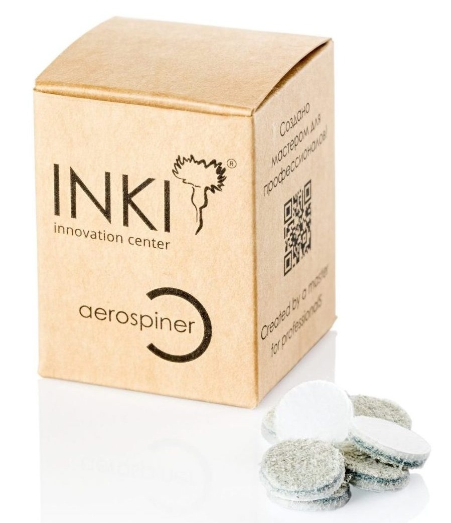 INKI Аэроспинеры для экоглянцевания AEROSPINER VELOUR d.10 мм. (25 шт./уп.)