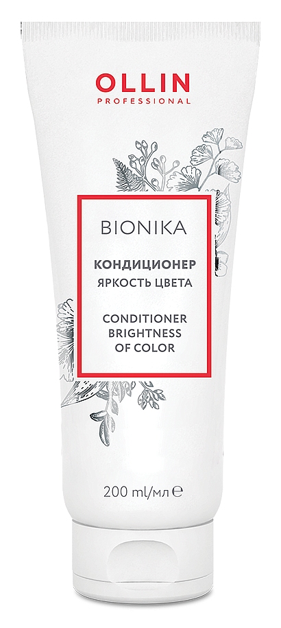 OLLIN BioNika Кондиционер для окрашенных волос "Яркость цвета" 200мл