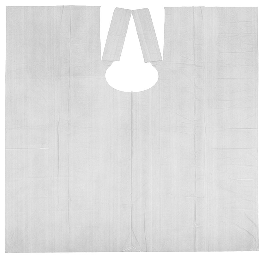 Пеньюар одноразовый п/э прозрачный 130*160 (10 шт/уп.)  