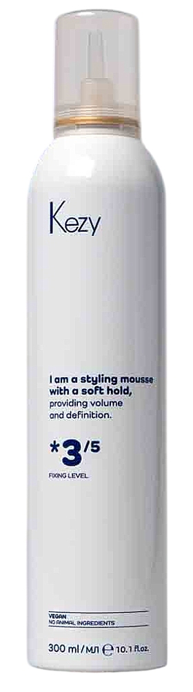 Kezy I am Мусс для придания объёма лёгкой фиксации 300 мл. 