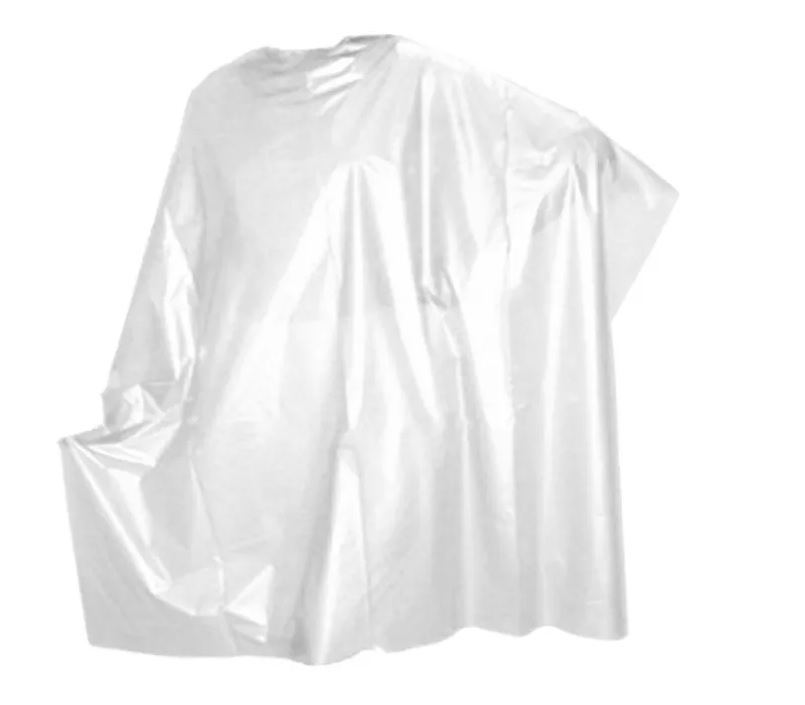 Пеньюар одноразовый п/э прозрачный 100*160 (50 шт/рулон)  