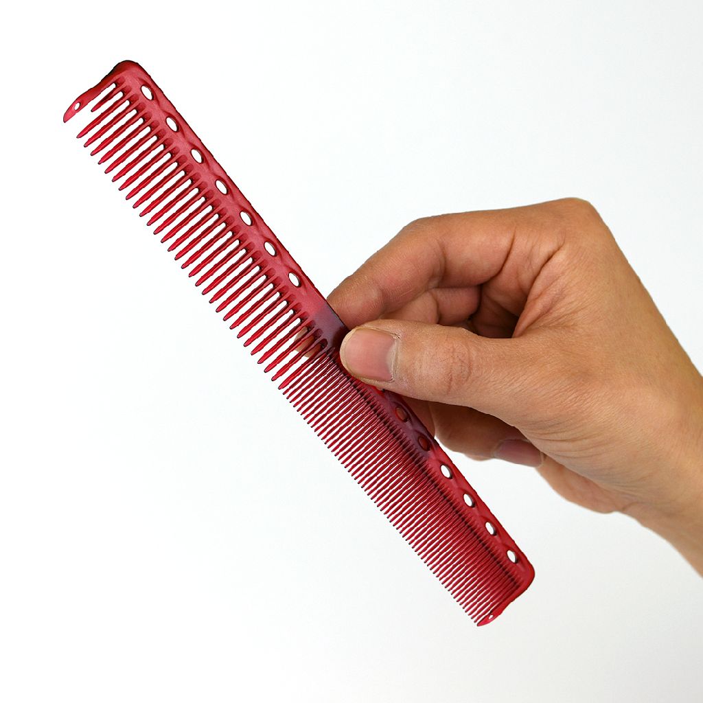 Y.S.Park Расческа для стрижки 339 Red прозрачная 180 мм Самая базовая модель
