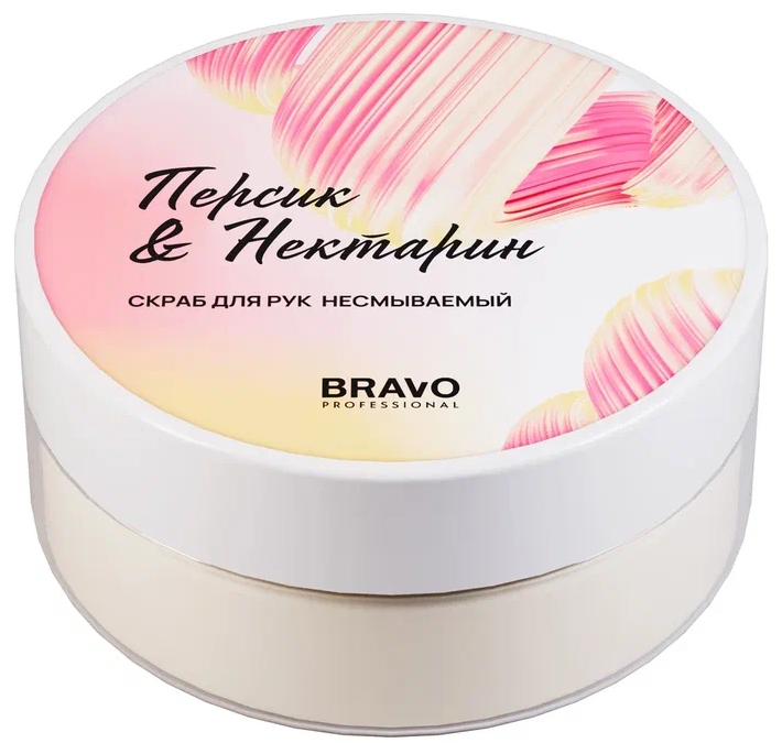 Bravo Скраб несмываемый  Персик и Нектарин, 200мл