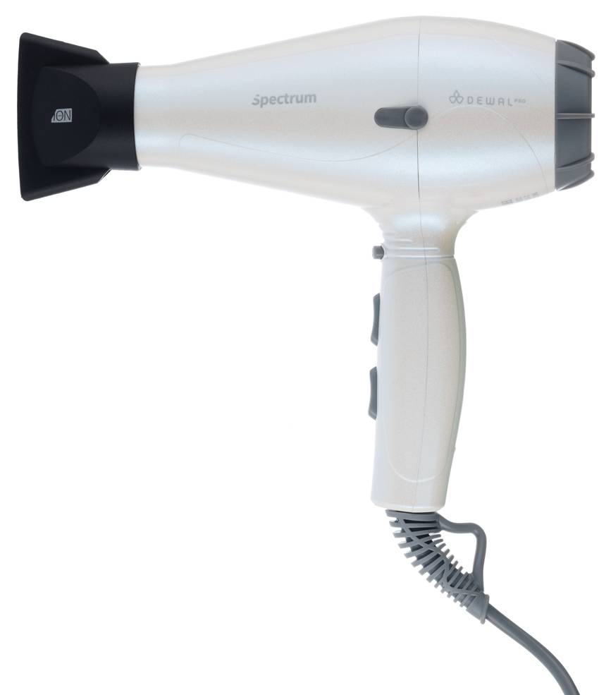 DEWAL Фен Spectrum с ионизацией, цвет жемчужный, 2200W