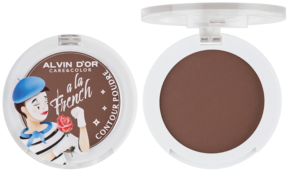 Alvin D'or A LA FRENCH Пудра-контуринг для лица Contour poudre (тон 02 Moccachino), 3,59 гр.