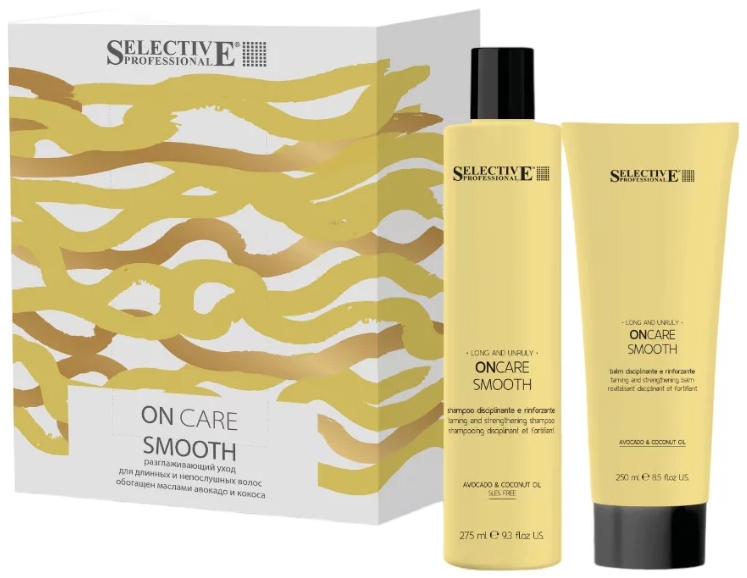 SELECTIVE ONCARE SMOOTH НАБОР Ежедневный уход (шампунь 275 мл + кондиционер 250 мл)