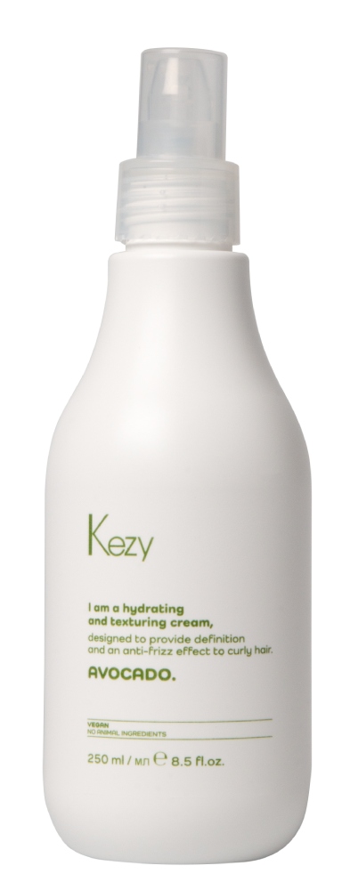 Kezy I am AVOCADO Крем увлажняющий для вьющихся волос с маслом авокадо, 250 мл. 