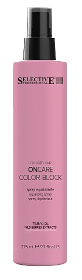 Selective ONCARE COLOR BLOCK Несмываемое средство для выравнивания кутикулы, 275 мл