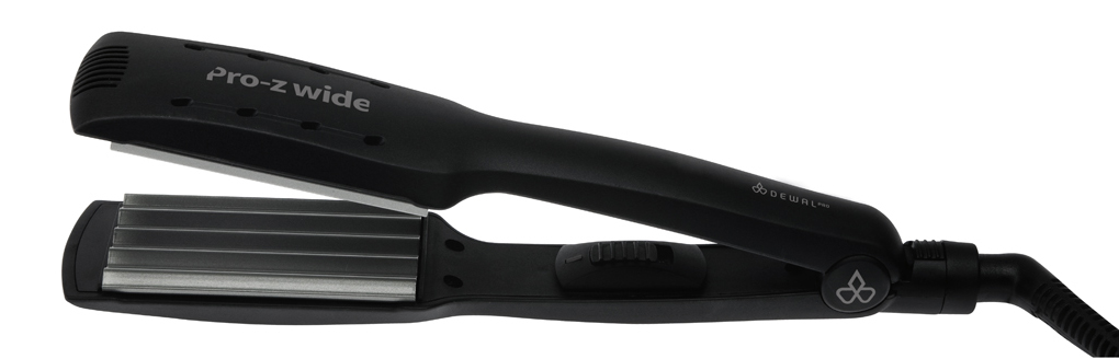 Dewal Щипцы-гофре Pro-ZWide 50х90мм, титаново-турмалиновое покрытие, 55W