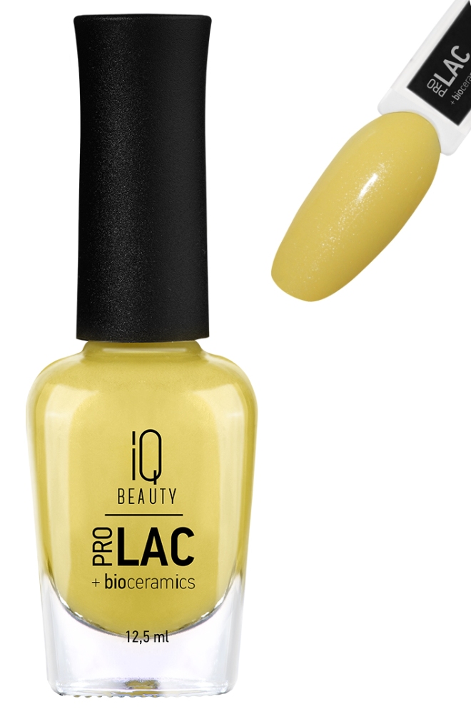 IQ BEAUTY PROLAC Лак для ногтей укрепляющий с биокерамикой 12.5 мл № 065 Modern muse