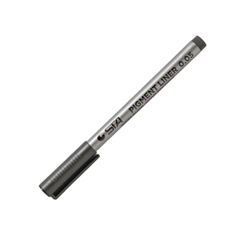 Formula Profi Маркер для дизайна STA pigment liner 0.05 mm black