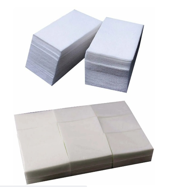 Салфетки безворсовые маникюрные для искусственных покрытий 4*6см 400шт/уп.