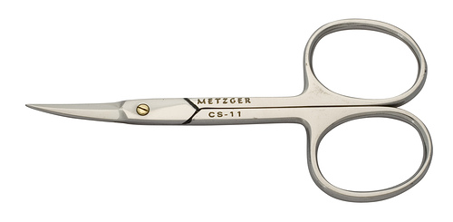 METZGER Ножницы ногтевые, изогнутые блестящие