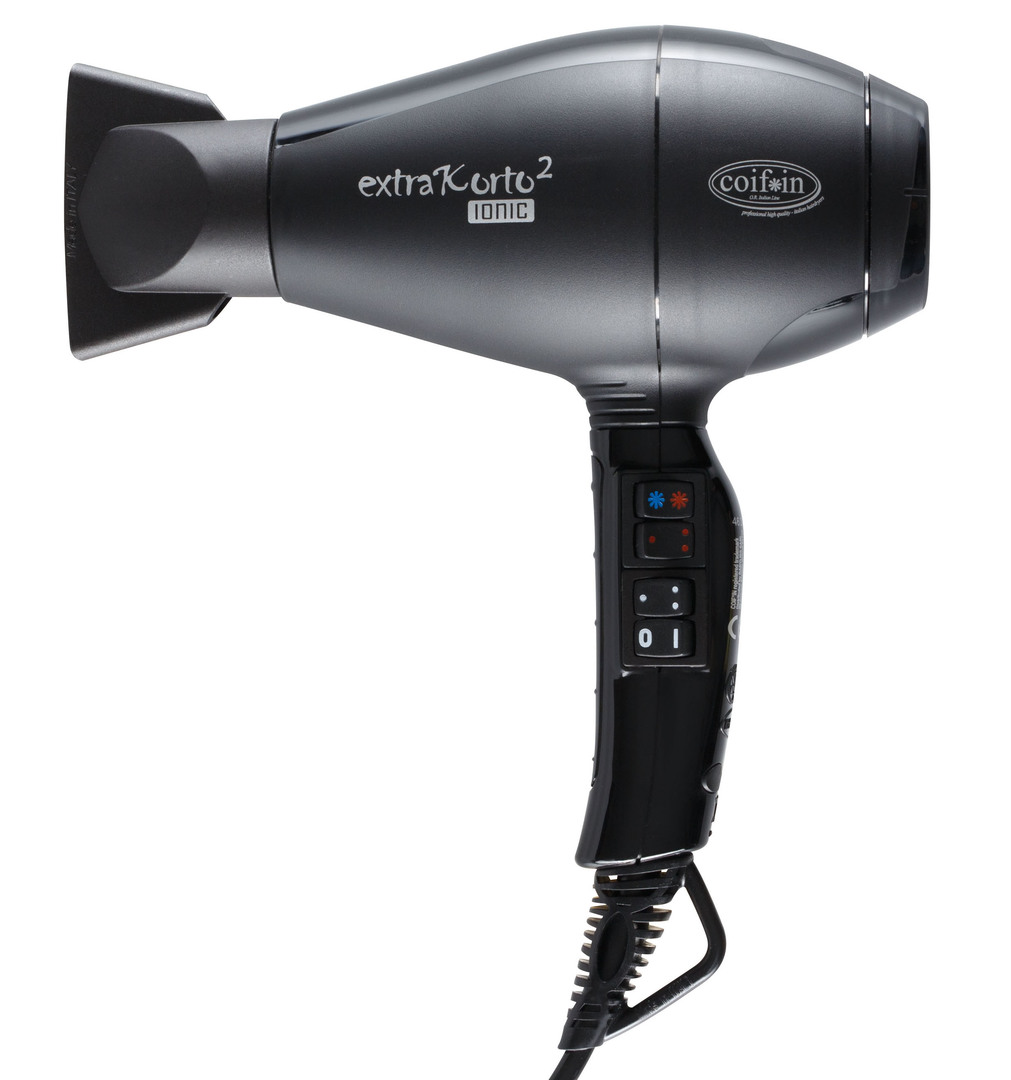 Coif*in Фен Extra Korto EK2 R Ionic 2200-2400W черный
