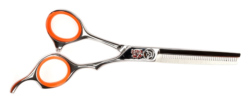 TAYO Ножницы ORANGE филировочные эргономичные 5,5" 40 зубцов