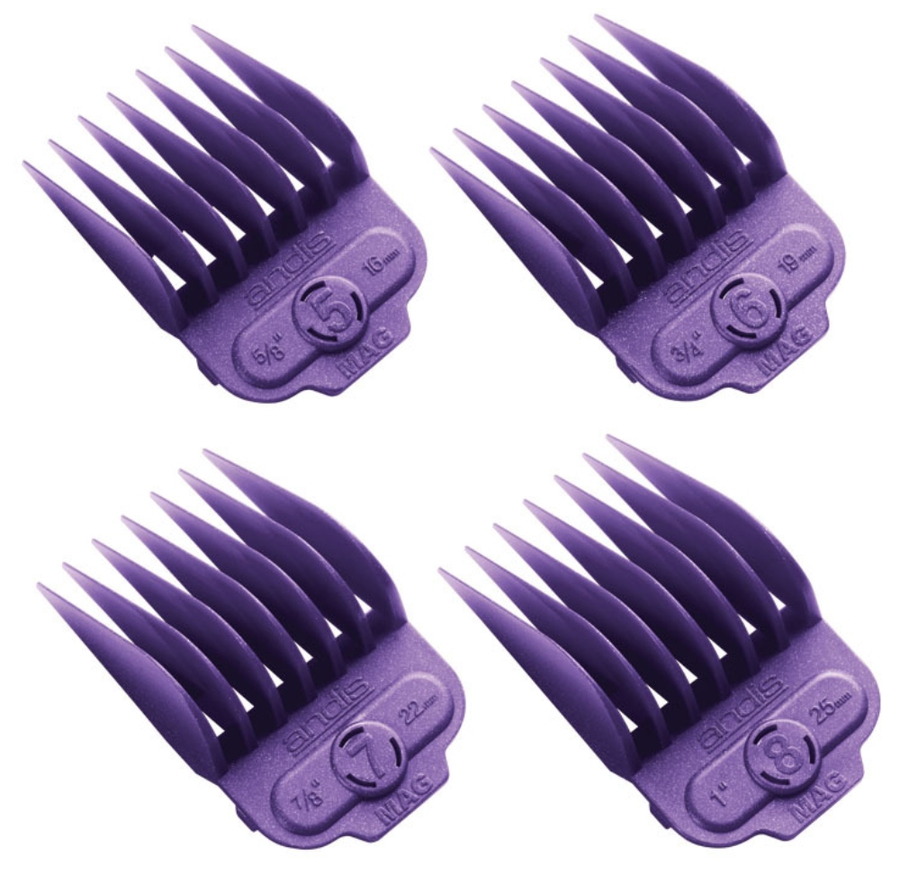ANDIS Насадки комплект 4шт. на магнитах  (16, 19, 22, 25,5 мм) к машинкам 73100, 73010