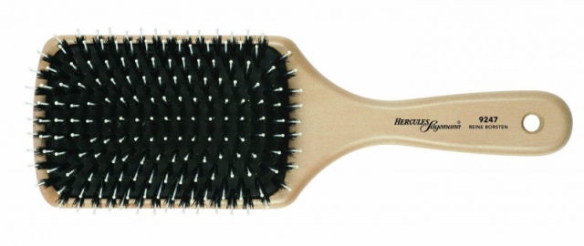 Hercules Sagemann Щетка массаж. дер. щет + нейлон большая 11 рядов