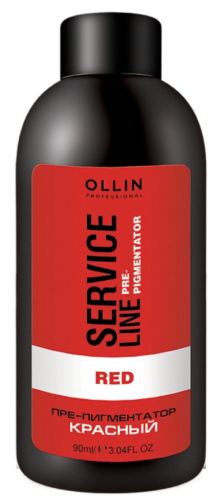 OLLIN SERVICE LINE Флюид-препигментатор красный 90мл