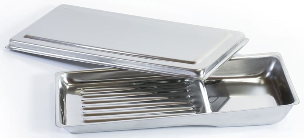 Лоток прямоугольный с крышкой 195х90х25 (ЛМС-8)