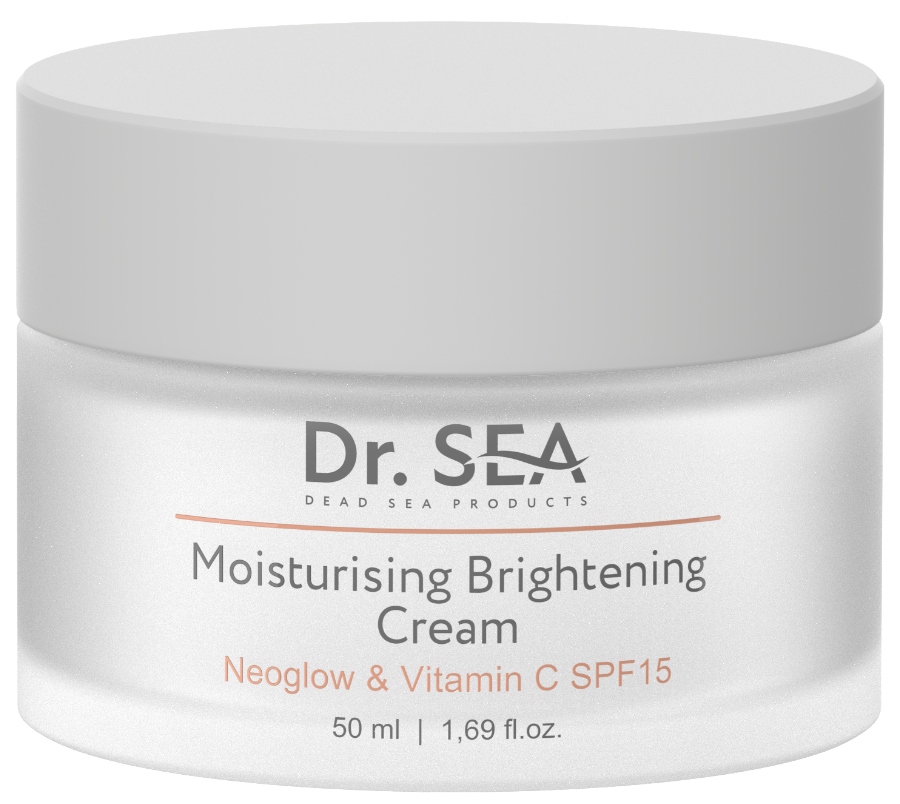 Dr. Sea Увлажняющий крем с комплексом NEOGLOW и витамином С "Сияние кожи" SPF15 50 мл
