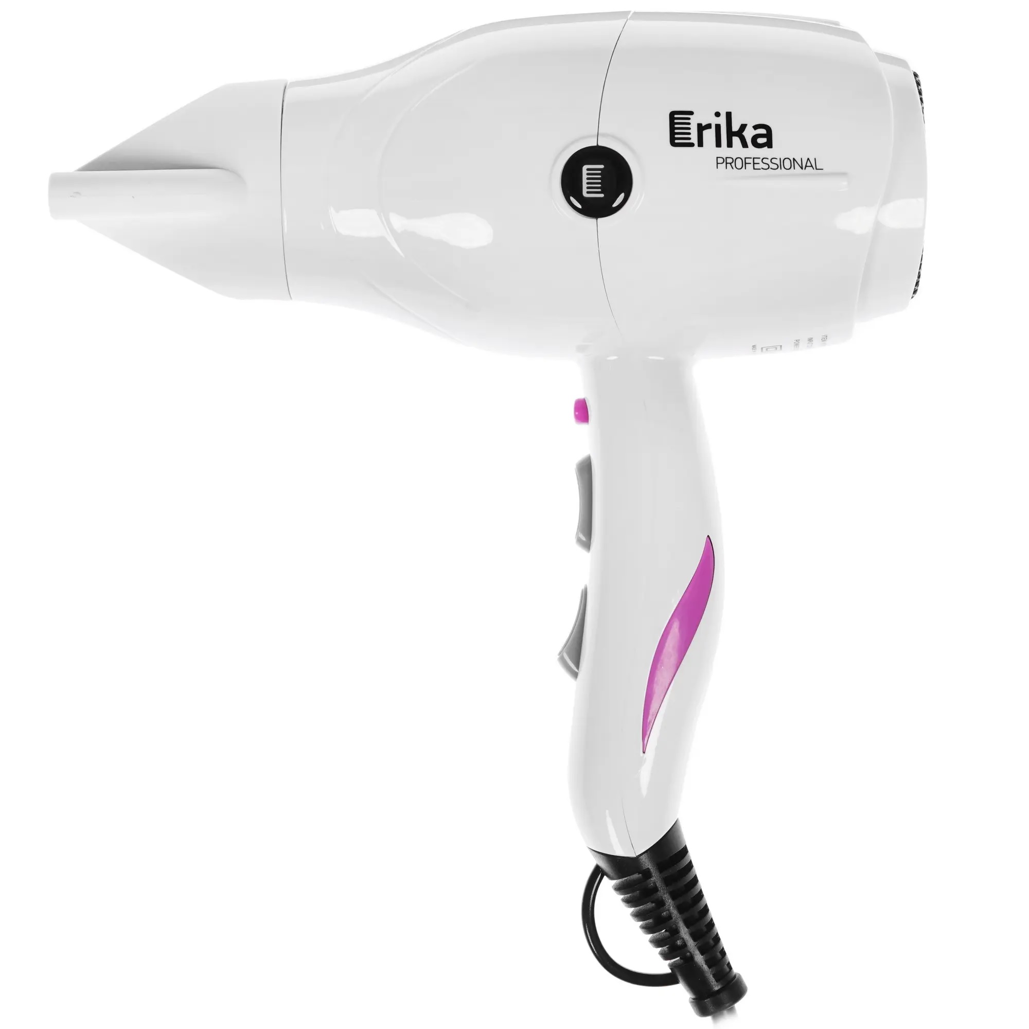 ERIKA Фен, 2200 Вт, белый, глянцевый