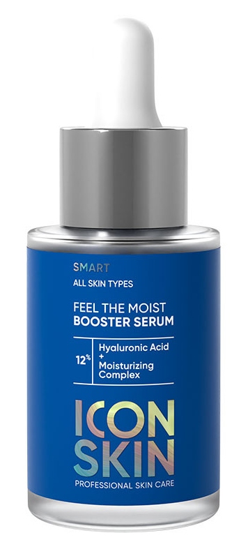 ICON SKIN SMART Увлажняющая сыворотка-концентрат с гиалуроновой кислотой FEEL THE MOIST 30 мл
