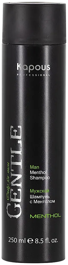 Kapous Мужской шампунь с Ментолом серии "Gentlemen" 250 мл
